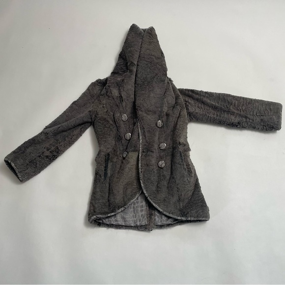 VINTAGE GRINVEST made in Italy rabbit open front jacket - Picture 2 of 8